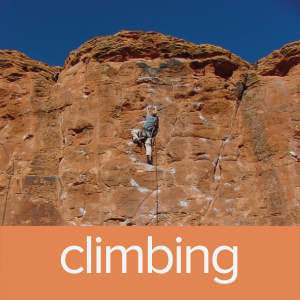 Rock climbing near Zion National Park
