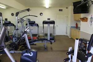 RV Resort fitness room in St. George, Utah