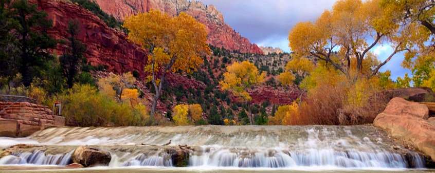 Zion National Park autumn fall