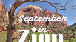 September in Zion