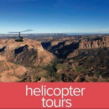 helicopter tours in zion