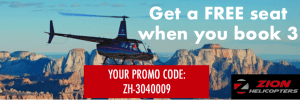 Zion Helicopter tours ad