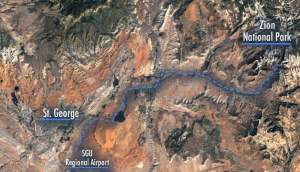 Planning your trip to Zion. Closest Airport.