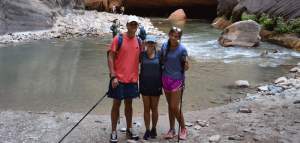 Family vacation in Zion National Park